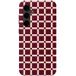 Selencia Vivid Backcover pour le Samsung Galaxy S24 FE - Check This Burgundy