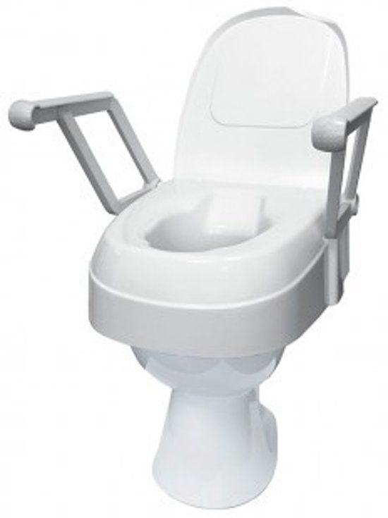 Drive Toiletverhoger TSE120 - Met deksel en armleuningen - Zithoogte verstelbaar - Belastbaar tot 120 kg