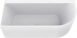 Wiesbaden Zenn Corner Bath Left 170x75 cm Acrylic Gloss White with Waste Gloss White