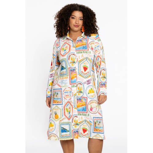 YOEK midi jurk multi