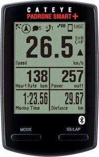 CatEye Padrone Smart+ CC-SC100B Fietscomputer - Zwart - Draadloos - Bluetooth