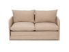 Canapé convertible 2 places en lin beige