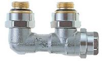 Heimeier Vekolux onderblok 2 pijps 1/2 50mm haaks voor radiator bi.dr. 053150000