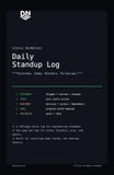 DevNoted: Daily Standup Log