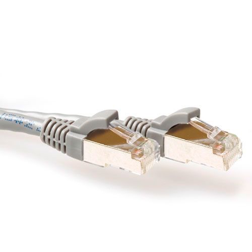ACT FB3001 - Netwerkkabel - Cat6a - 1m - Grijs - S/FTP