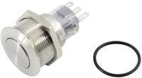 Tru Components TC-GQ22-A-11Z/S203 Drukschakelaar 250 V 3 A 1x uit/aan Continu IP65