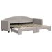 vidaXL Canapé-lit avec lit gigogne 80x200 cm tissu taupe