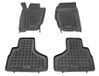 REZAW PLAST 203104 Jeu de tapis de sol Caoutchouc, avant et arrière, noir