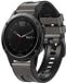 By Qubix - Geschikt voor Garmin bandje - 26mm Quickfit - leer + siliconen bandje - Grijs - Geschikt voor Garmin Fenix 8 / 8 Pro - 51mm