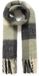 ICHI - IAAGGE SC - Dames - Sjaals - Polyester - Geruit - Zwart