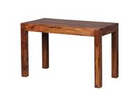 FineBuy Table de salle à manger 120 cm sheesham massif rectangulaire