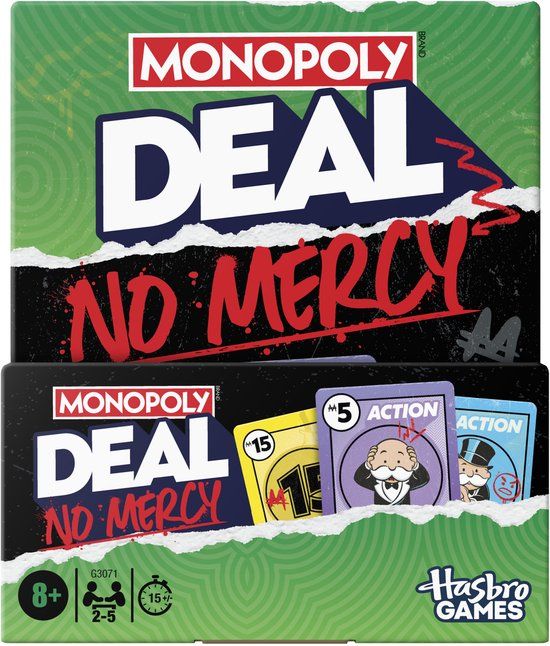 Monopoly Deal No Mercy - Kaartspel - Franstalig