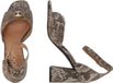 Joop - Dames Sandalen Serpente Cresta Pia - Leer - Platte Sandalen - Greige - Maat 40