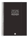 Finocam Vlakke jaarinzet, 2026, weekoverzicht, verticaal, januari 2026 - december 2026 (12 maanden), Spaans