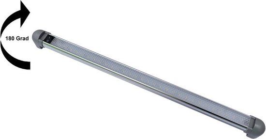 IWH LED-interieurverlichting 19302 LED 12 V (l x b x h) 470 x 33 x 35 mm Zwenkbaar