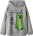 TWO SOON NAME IT Jongens Sweater met Minecraft print - Grijs Melange - Maat 158/164