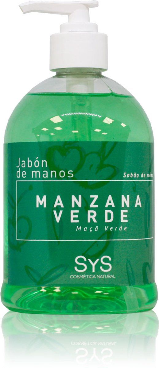 S Y S Hand Soap Pump - Green Apple - 500ml