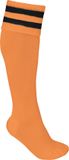 PROACT® Sportsokken Met Contraststrepen PA015 - Sun Orange / Black - 39/42 EU