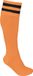 PROACT® Sportsokken Met Contraststrepen PA015 - Sun Orange / Black - 39/42 EU
