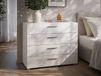 PIMO Commode PIMO 4 tiroirs blanc
