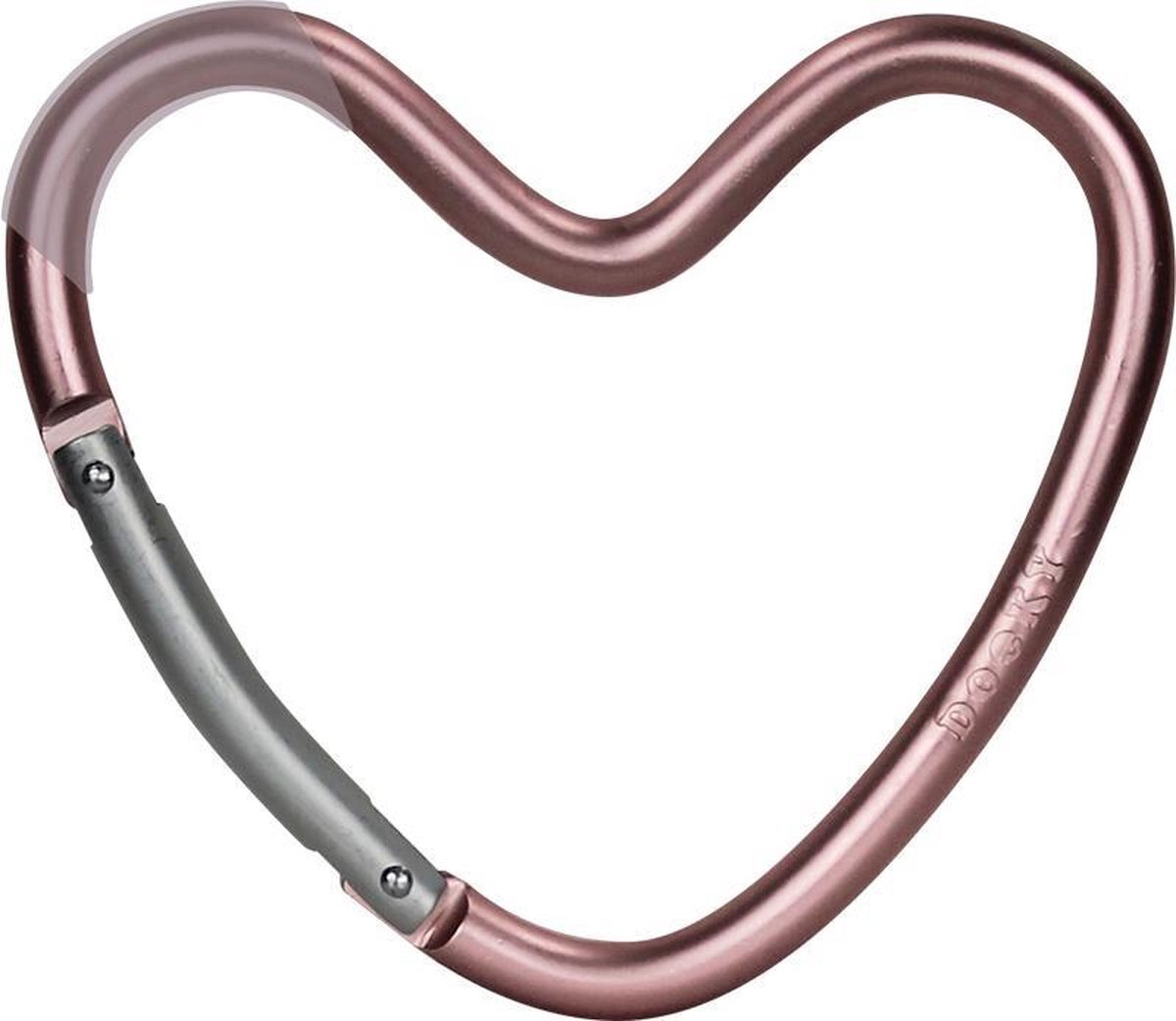 Dooky Originele Dooky 126971 Heart Hook mat, roze, 120 g roze