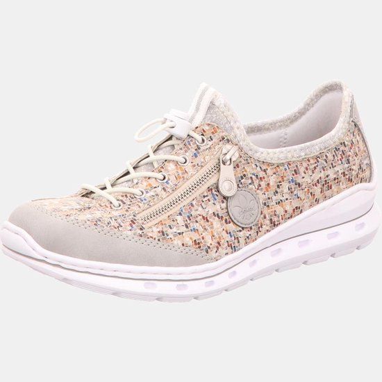 Rieker L0858 Slipper - Dames - Maat 36 - Metaal