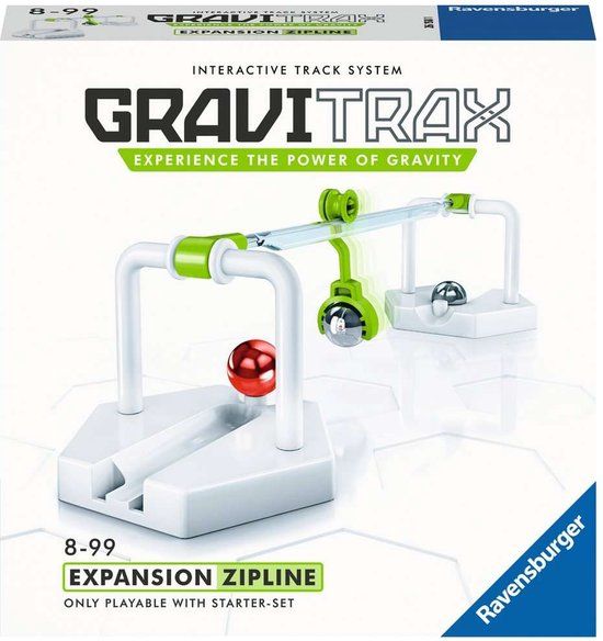 GraviTrax Zipline Uitbreiding - Knikkerbaan | Ravensburger