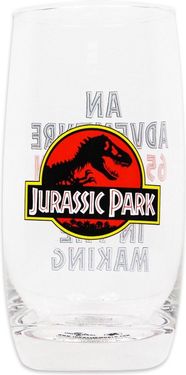 Half Moon Bay Jurassic Park - Glas 450ml - Zwart