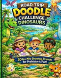 Road Trip Doodle Challenge Dinosaurs