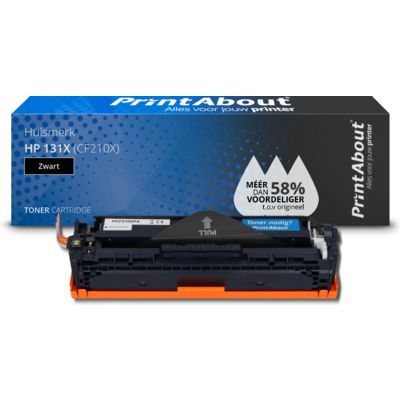 PrintAbout Compatible HP 131X (CF210X) Black Toner Cartridge - High Yield