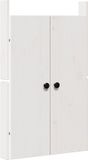 vidaXL Keukendeur Meppel Wit 50 x 9 x 82 cm Massief Grenenhout