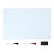 Amazon Basics Magnetisch Whiteboard voor Koelkast, Droog Uitwisbaar, met 2 Pennen en 1 Wisser, Flexibele Planner, Notitiebord of Prikbord voor Thuis, Keuken, Kantoor en School, 33cm x 50cm