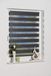 K-home 233150-5 Klemmfix dubbel rolgordijn Madrid zonder boren grijs 80 x 150 cm (B x L)