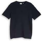 Tom Tailor - T-shirt en Coton - Taille L - bleu capitaine ciel ottoman