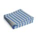 HAY Serviette Pattern Lunch Stripe 33x33 cm Lot de 20 Gris-bleu pilier