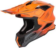 Acerbis Airstrike-X Scratch Motocrosshelm Oranje/grijs XL