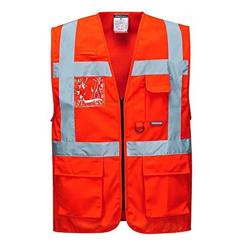 Portwest Berlin Executive Vest - Red - Size M - S476RERM