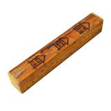 A-Star Handgemaakte Authentieke Houten Regenstok Houten Blok - 25cm - Geluidseffectinstrument