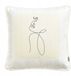 Room99 Decoratieve Kussensloop Adore 45x45cm Katoen Gebroken Wit met Franjes
