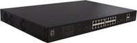 Levelone FGP-2031 - Netwerkswitch - Unmanaged - Fast Ethernet - PoE - Zwart