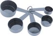 Lily Cook Maatschepjes / Maatlepeltjes - Set van 5 stuks - Kunststof - Grijs