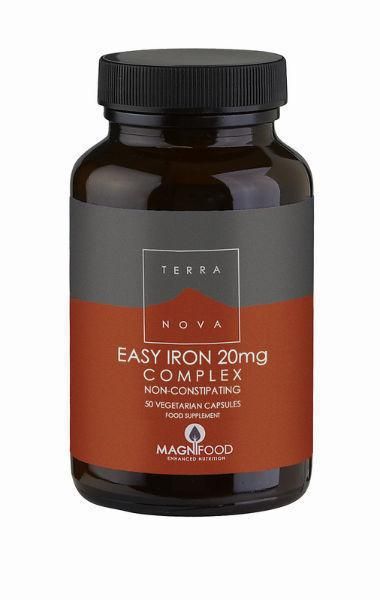 Terra Nova Easy iron 20 mg complex 50 Capsules
