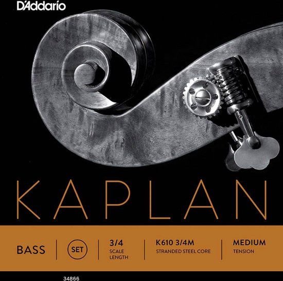 D'addario Kaplan K610-34M Contrabas Snaren - 3/4 Medium - Strijkinstrument Snaren