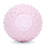 TREXO Paarse lichaamsmassagebal, 6,5 x 6,5 x 6 cm, licht en comfortabel te gebruiken, van TPE-materiaal, diepe dichtheid voor spierontspanning, massagepads voor effectieve spanningsvermindering