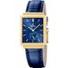 Festina F20776/4 Montre Homme Cuir Bleu Acier Doré