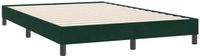 vidaXL Bedframe zonder matras, donkergroen, 160 x 220 cm, fluweel