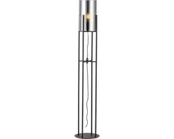 EGLO Glastonbury Vloerlamp - Zwart - Ø25 cm - E27 - 136 cm