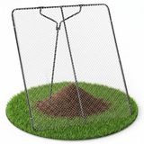 Merkloos Relaxdays Tuinzeef - 10x10 mm mazen - 100x80 cm