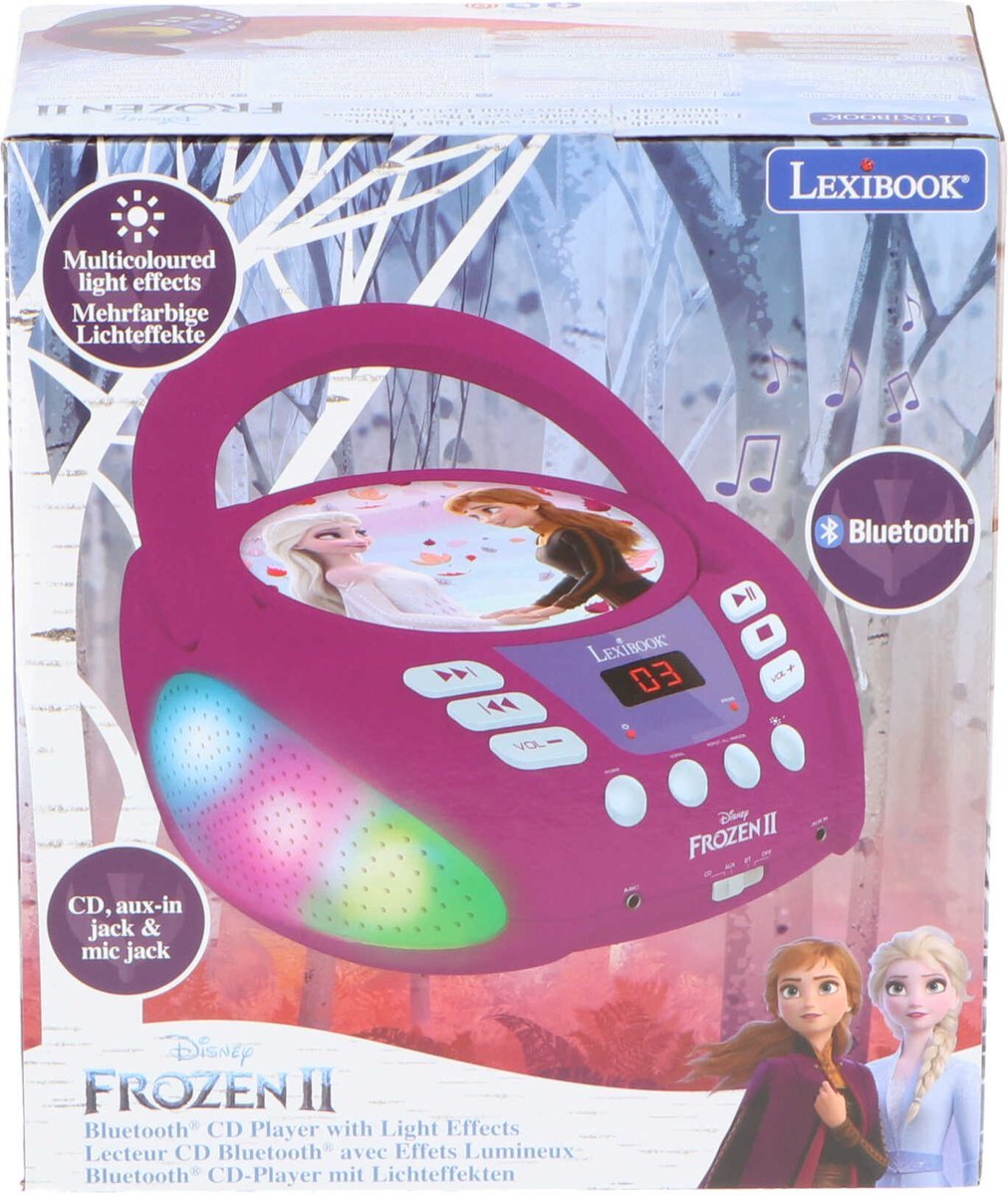 Lexibook Disney The Ice Princess Bluetooth CD-speler met USB-aansluiting