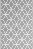 vidaXL Buitenkleed ARAKIL 140x200 cm Polypropeen Grijs